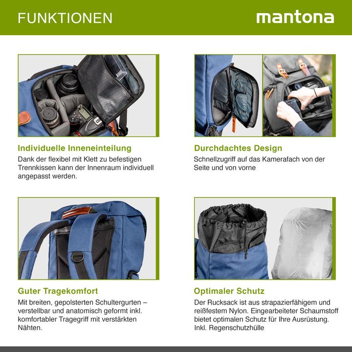 Produktbild mantona Luis junior Retro (Fotorucksack, 1 l)