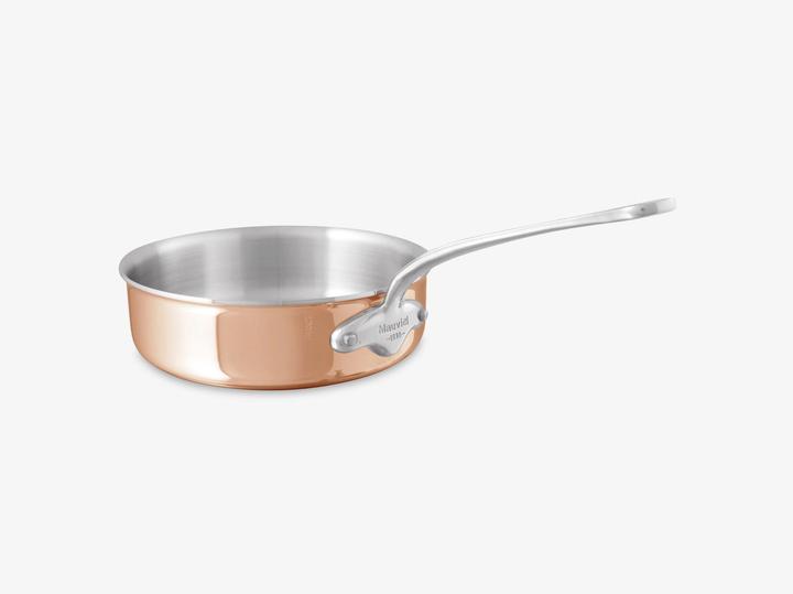 Mauviel Schmorpfanne M'6S kupfer (24 cm, Bratpfanne, Kupfer)