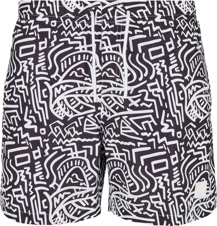 Urban Classics Pattern Swim Shorts