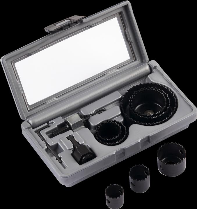 Produktbild Bosch Zubehör Lochsägen-Set, 11-teilig, Durchmesser: 22 - 68 mm (22 mm, 25 mm, 29 mm, 35 mm, 38 mm, 44 mm, 68 mm, 51 mm)