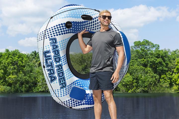 Image du produit Bestway Hydro-Force Rapid Rider Bouée avec rangement à fermeture éclair 1,52 m Ultra River