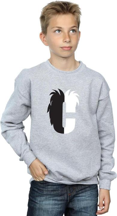 Produktbild Disney Alphabet C Is For Cruella De Vil Sweatshirt Jungen (140, 146)