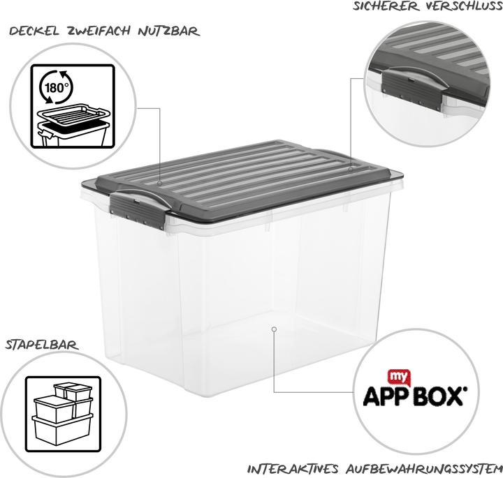 Image du produit Rotho Compact (39.5 x 27. 5 x 27 cm, 19 l)