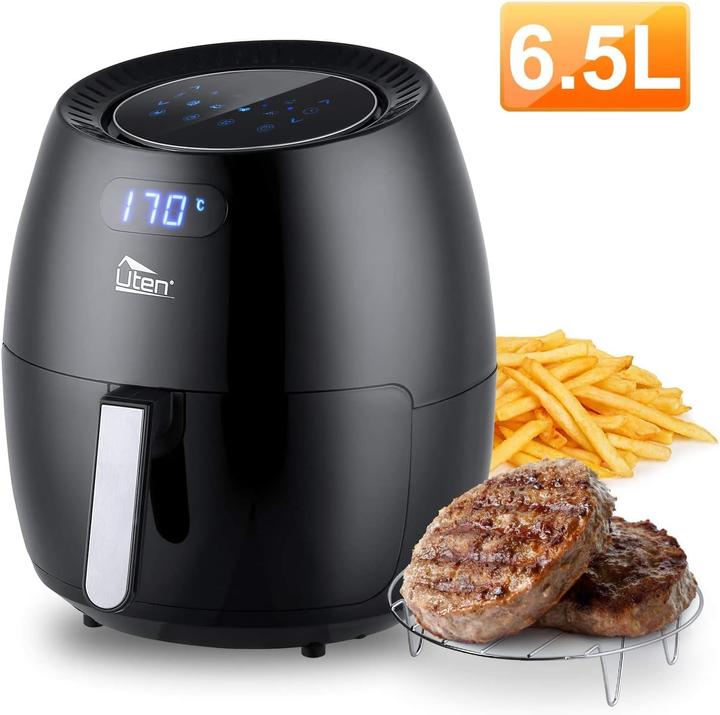 Actual product image Uten Hot Air Deep Fryer, 6,5L- LCD