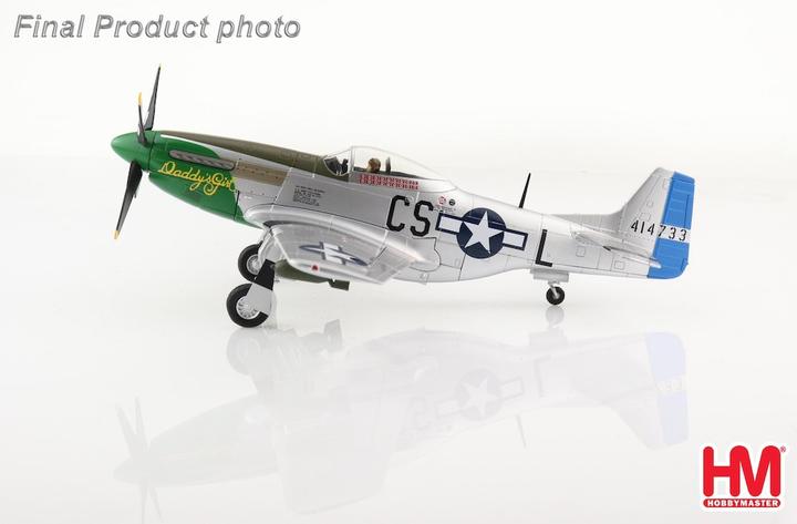 Actual product image Hobby Master Mustang P-51D 1:48 metal model "Daddy's Girl" flown by Major Ray Wetmore, 370th FS, 359th FG, East