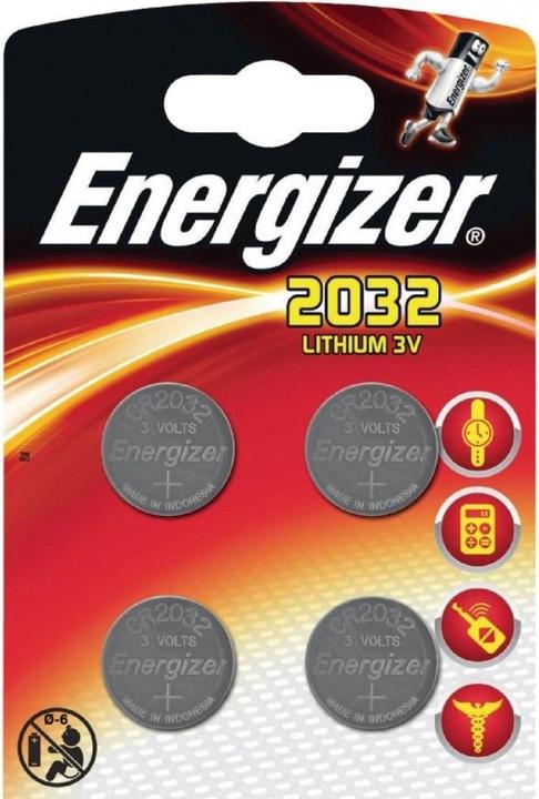 Actual product image Energizer Lithium (4 pcs., CR2032, 235 mAh)