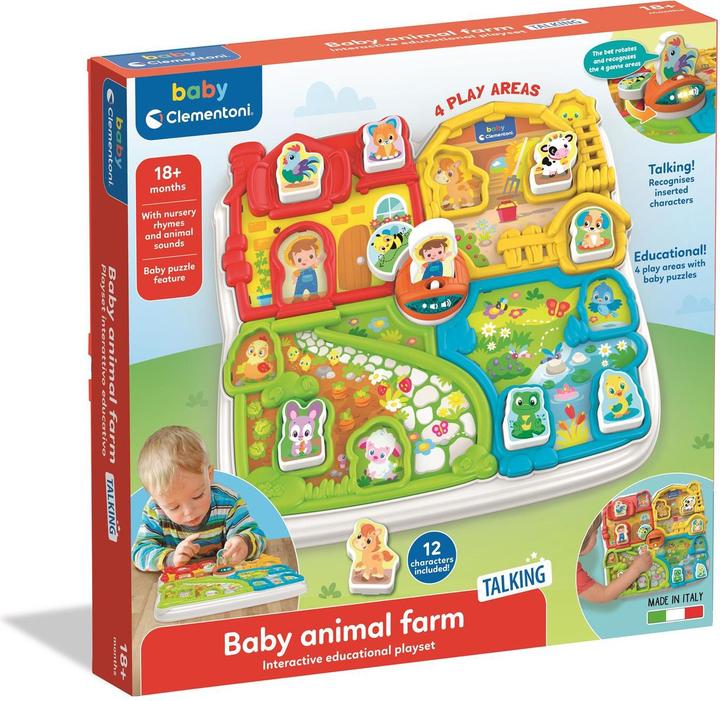 Actual product image Clementoni Baby Interactive Farm 17723 (1 pieces)