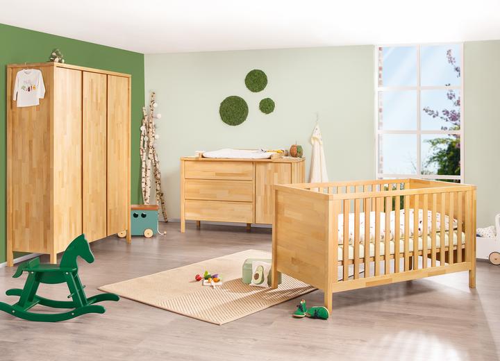 Pinolino Enno" children's room set extra-wide large, 3-pcs. (Baby cot, Changing unit, Children's wardrobes)