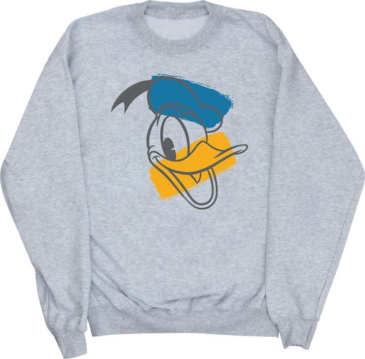 Disney Donald Duck Head Sweatshirt