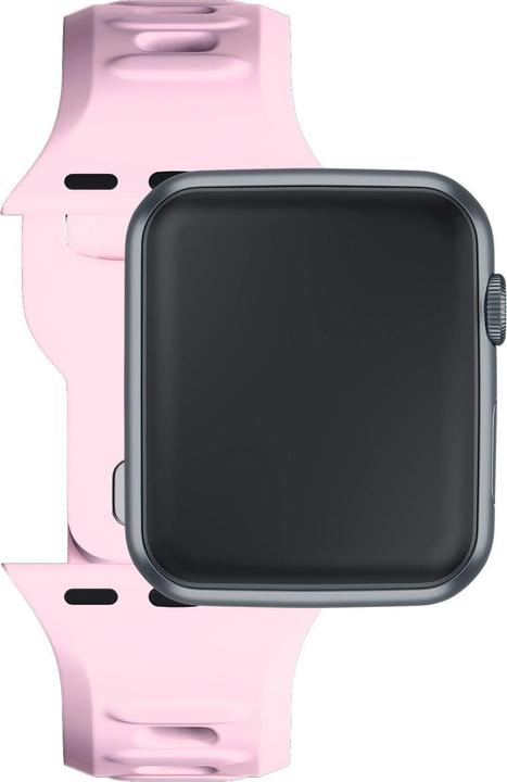 Produktbild 3MK Silicone Watch Strap Powder Pink dla Apple Watch 42/44/45/49 mm