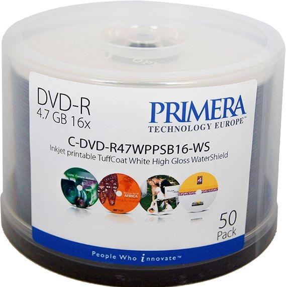 Produktbild Primera DVD-R Inkjet Gloss 50er (50 x)