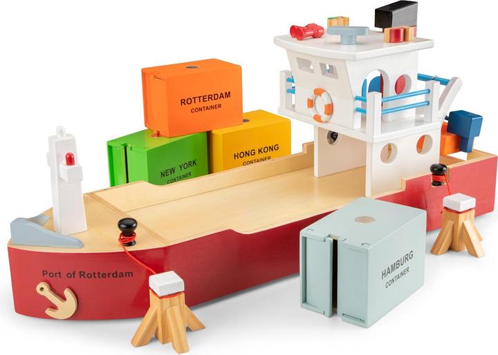 Produktbild New Classic Toys Containerschiff