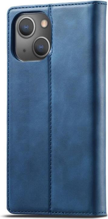 Produktbild Cover-Discount iPhone 14 - Vintage Flip Case Etui blau (Apple iPhone 14)