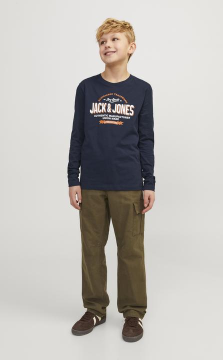 Produktbild Jack & Jones Jjelogo Tee Ls O-Neck 2 Col Noos Jnr (128)
