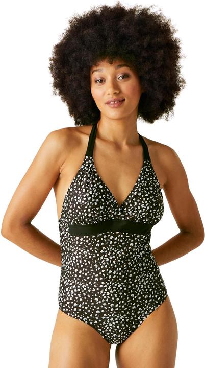 Actual product image Regatta Womens/Ladies Flavia II Polka Dot One Piece Swimsuit (34 D)