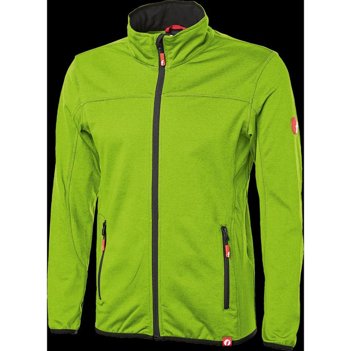 Produktbild Magni Tech-Fleecejacke lime/schwarz meliert Gr. S Fortis Elements (S)