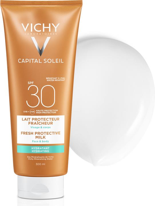 Actual product image Vichy Capital Soleil Family Sun Milk (Suntan lotion, SPF 30, 300 ml, 328 g)
