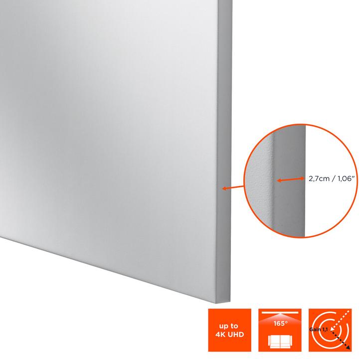 Actual product image Celexon Frame canvas Expert PureWhite 250 x 156 cm (61.42", 16:10)