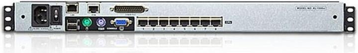 Actual product image Aten KL1508AiM KVM Over IP Switch, 8 Port, 43cm LCD, VGA, PS/2-USB, DE-Layout