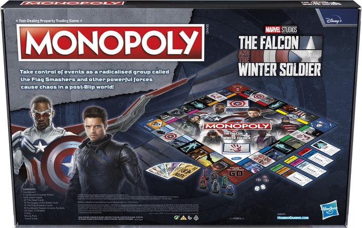 Immagine prodotto Monopoly Marvel Studios - The Falcon and the Winter Soldier Edition (Inglese)