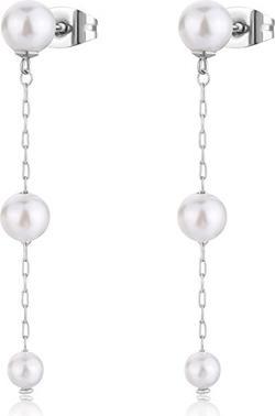 Produktbild Sagapo S'AgapÃµ - Charming dangle earrings with synthetic pearls Wisdom SWI37 (Synthetische Steine)