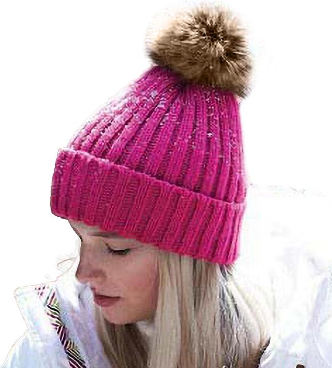 Produktbild Beechfield Strickmütze Mit Bommel (One Size)