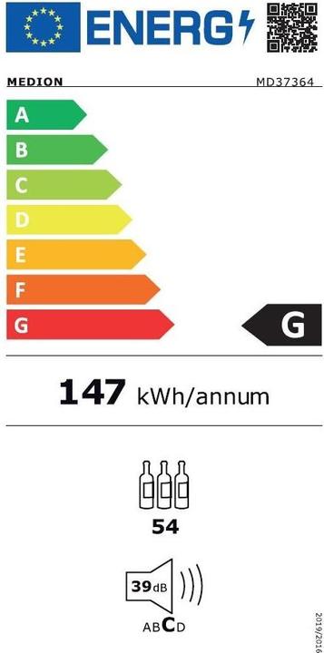 Energy Label Medion MD 37364