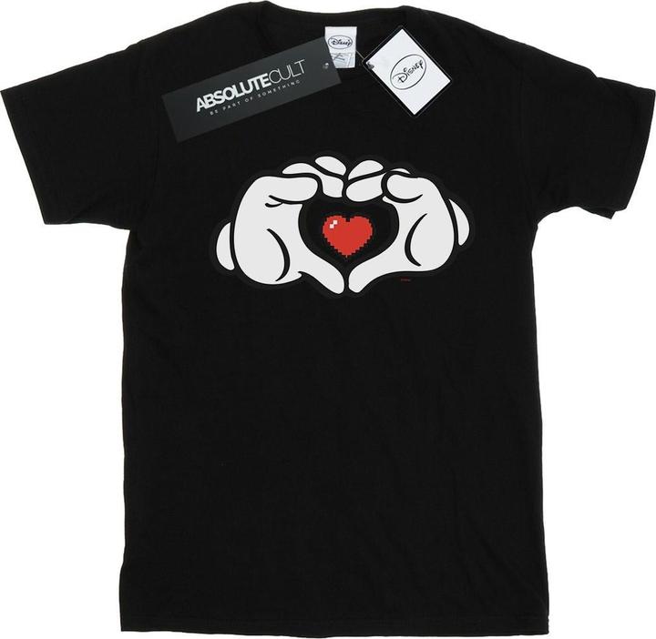 Immagine prodotto Disney Mickey Mouse Heart Hands Maglietta Uomo (M)