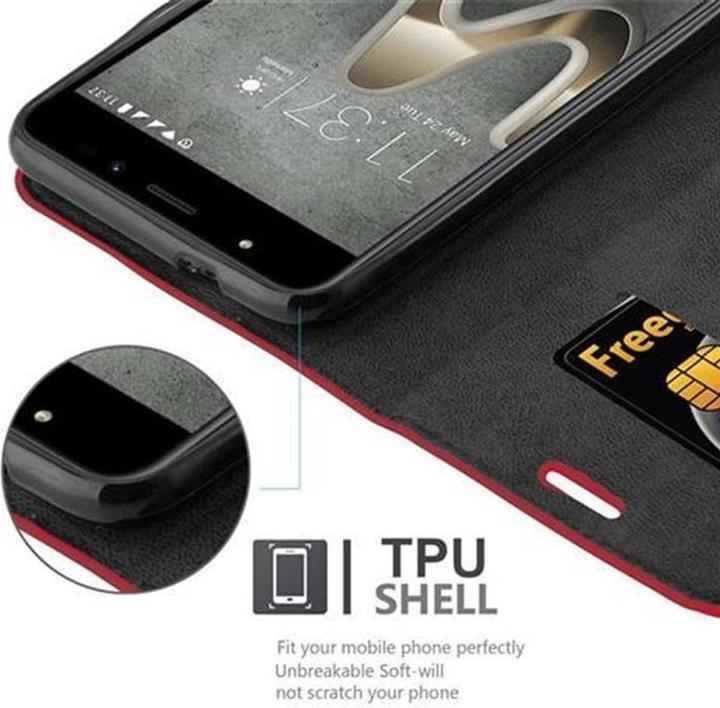 Actual product image Cadorabo Book Invisible Magnet Cover (Wiko U Feel Prime)