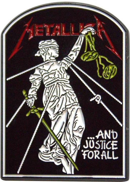 Metallica Abzeichen And Justice For All Tombstone ZinkLegierung