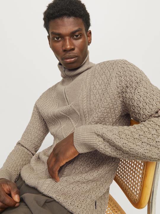 Actual product image Jack & Jones Jprblunorth Knit High Neck Sn (M)