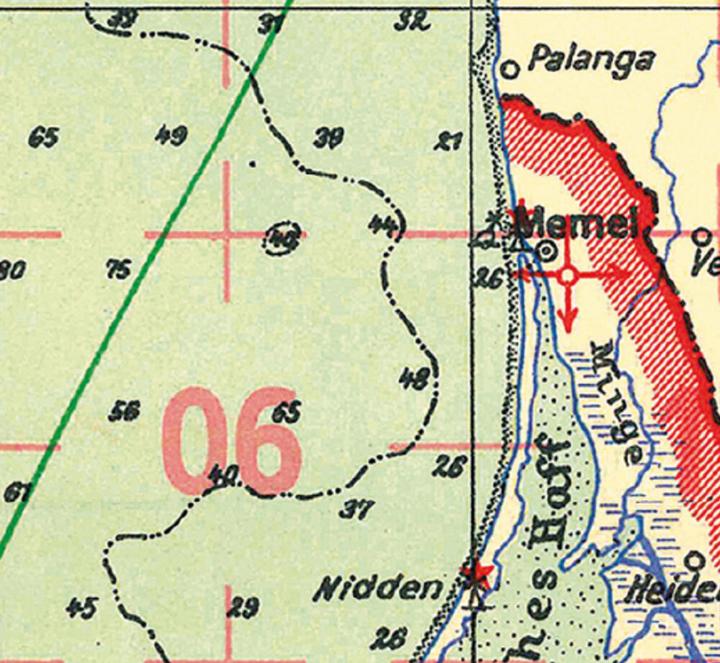 Image du produit CARTE DE NAVIGATION AÉRIENNE : Pays baltique de la mer Baltique