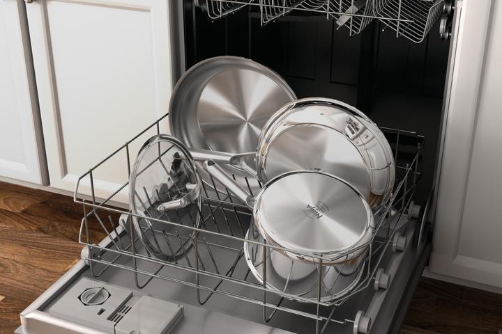 Image du produit Ninja NIA Set de casseroles 5t.EverCl.ES avec GD (24 cm, Ensemble de casseroles et de poêles de cuisson, Acier inoxydable)