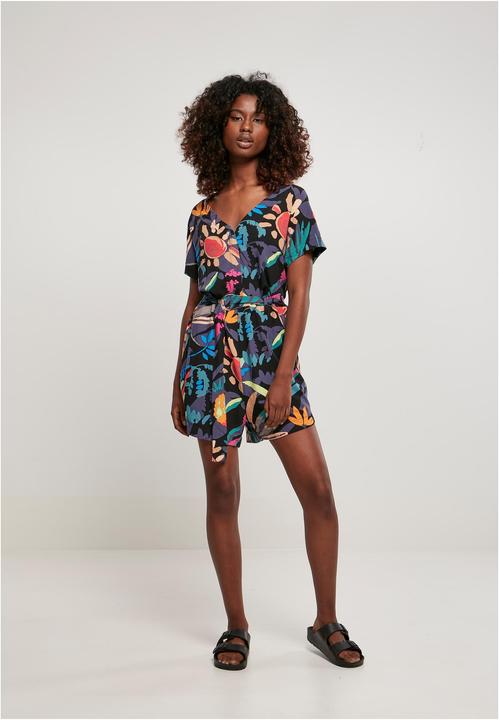 Produktbild Urban Classics Ladies Short Viscose Belt Jumpsuit (5XL)