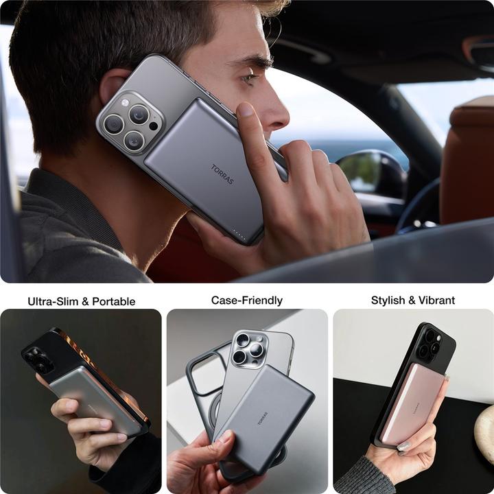 Actual product image Torras MiniMag Powerbank (5000 mAh, 18 W, 18 Wh)
