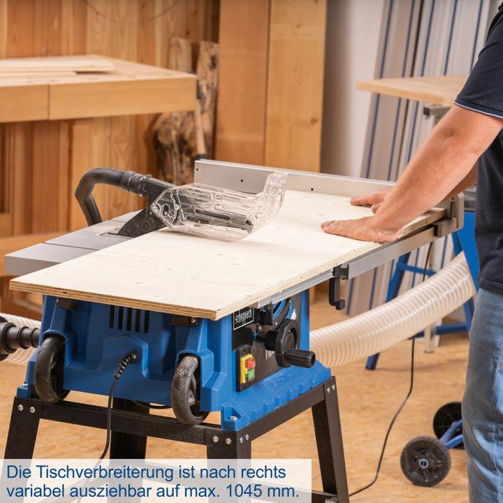 Produktbild Scheppach HS105 Tischkreissäge 230V 50Hz 2000W - 255mm