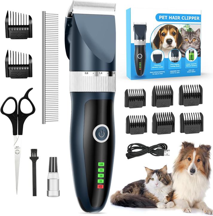 Immagine prodotto Etrobot 14-teiliges Hundeschermaschinen-Set (Gatto, Cane)