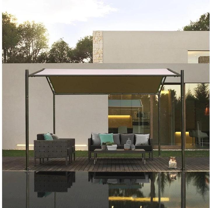 Produktbild Creative Living Pavillon Roma, Anthrazit / Sand (400 cm, 350 cm)