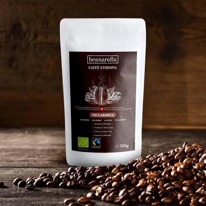 Actual product image Beanarella Caffè ethiopia, coffee beans (500 g, Medium roast)