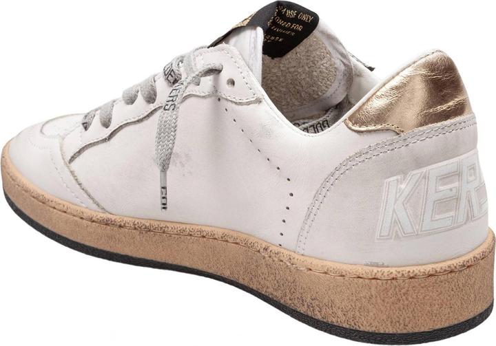 Image du produit Golden Goose ballstar sneakers in white and gold leather (42)
