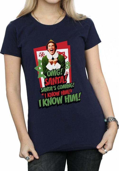 Elf OMG Santa TShirt (S)