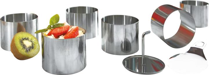 CHG Dessert and food ring, 8pcs.
