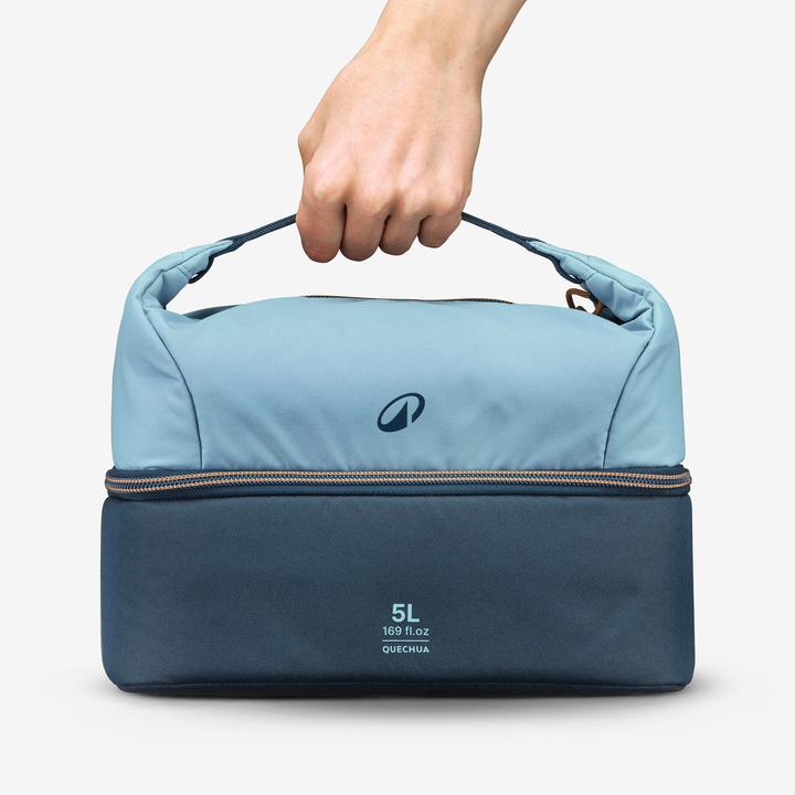 Produktbild Quechua Lunchbox Isoliertasche 5 l mit 1-l-Lebensmitteldose aus Kunststoff - 100 (5 l)