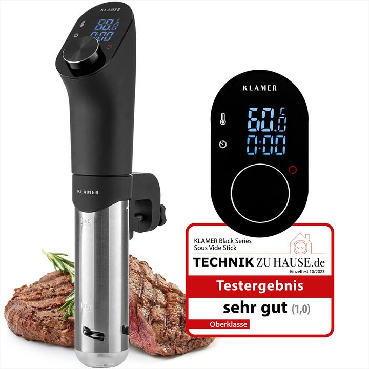Immagine prodotto KLAMER Sous Vide Stick 1200 Watt IPX7 wasserdicht 3D Zirkulation