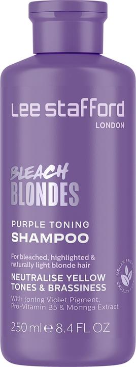 Image du produit Lee Stafford Bleach Blondes Shampooing tonifiant pourpre 250 ml (250 ml, Shampoing liquide)