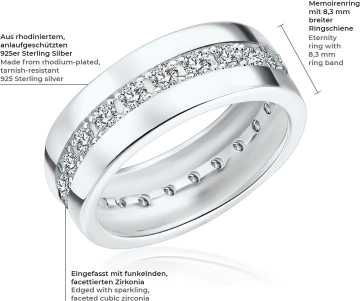 Produktbild Rafaela Donata Damen Sterling Silber Zirkonia silber - 3816 (51, 925 Silber)