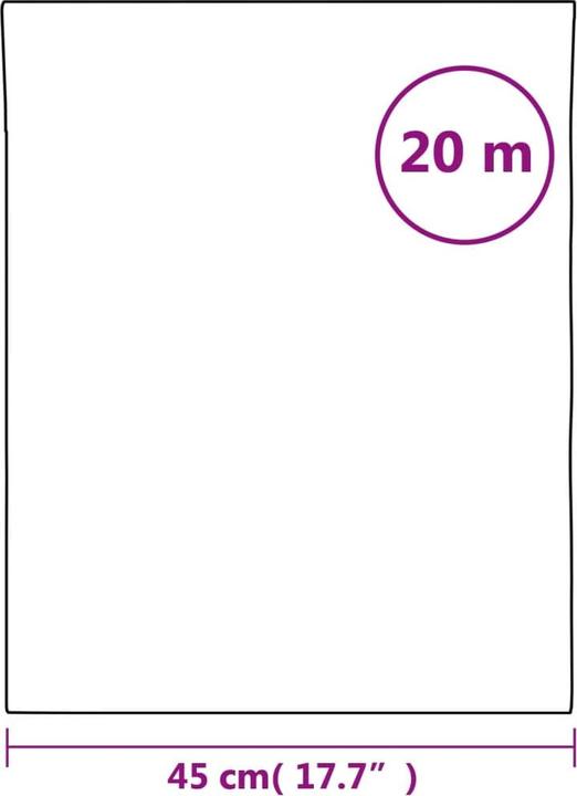 Produktbild VidaXL Fensterfolien 5 Stk. Statisch Matt Transparent PVC