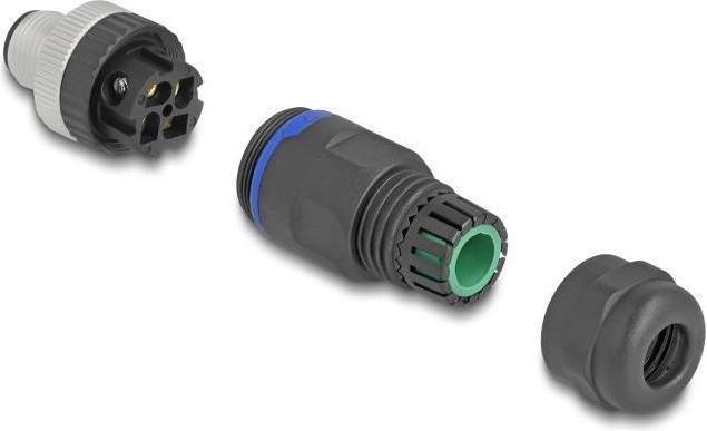 Immagine prodotto Delock Connettore a spina M12 Spina a 5 pin con codice A per il montaggio