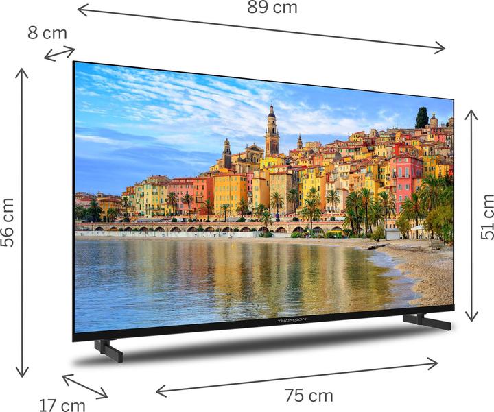 Actual product image Thomson TV 40 Fhd Frameless Smart T2/C2s2 Google TV (40", LED, Full HD, 2023)
