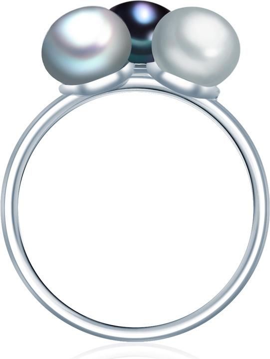 Image du produit Valero Pearls Femme argent sterling perle d'eau douce de culture argent - 3958 (56, Argent 925)